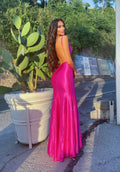 Abito a sirena peonia