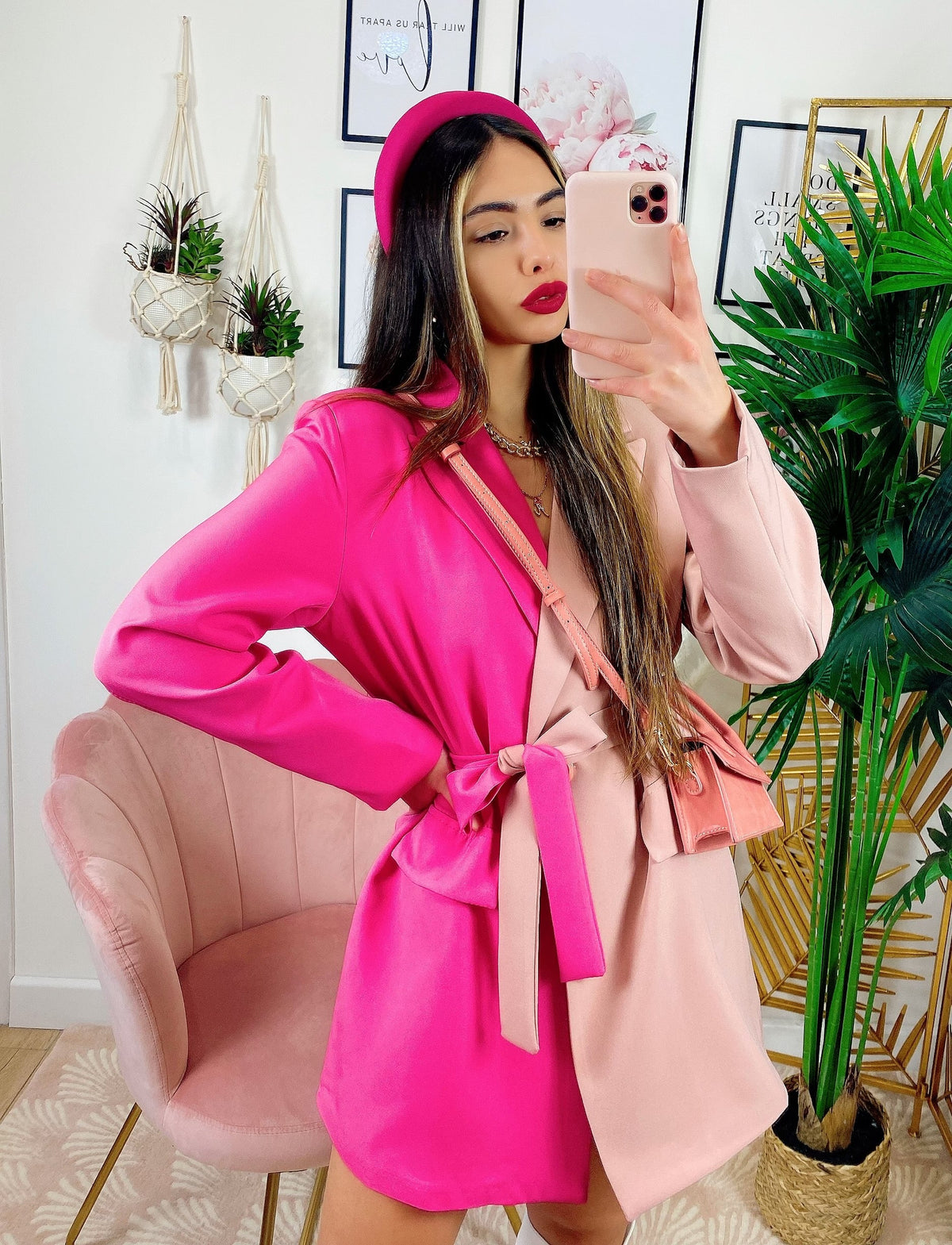Abito Blazer Rosa/Fucsia