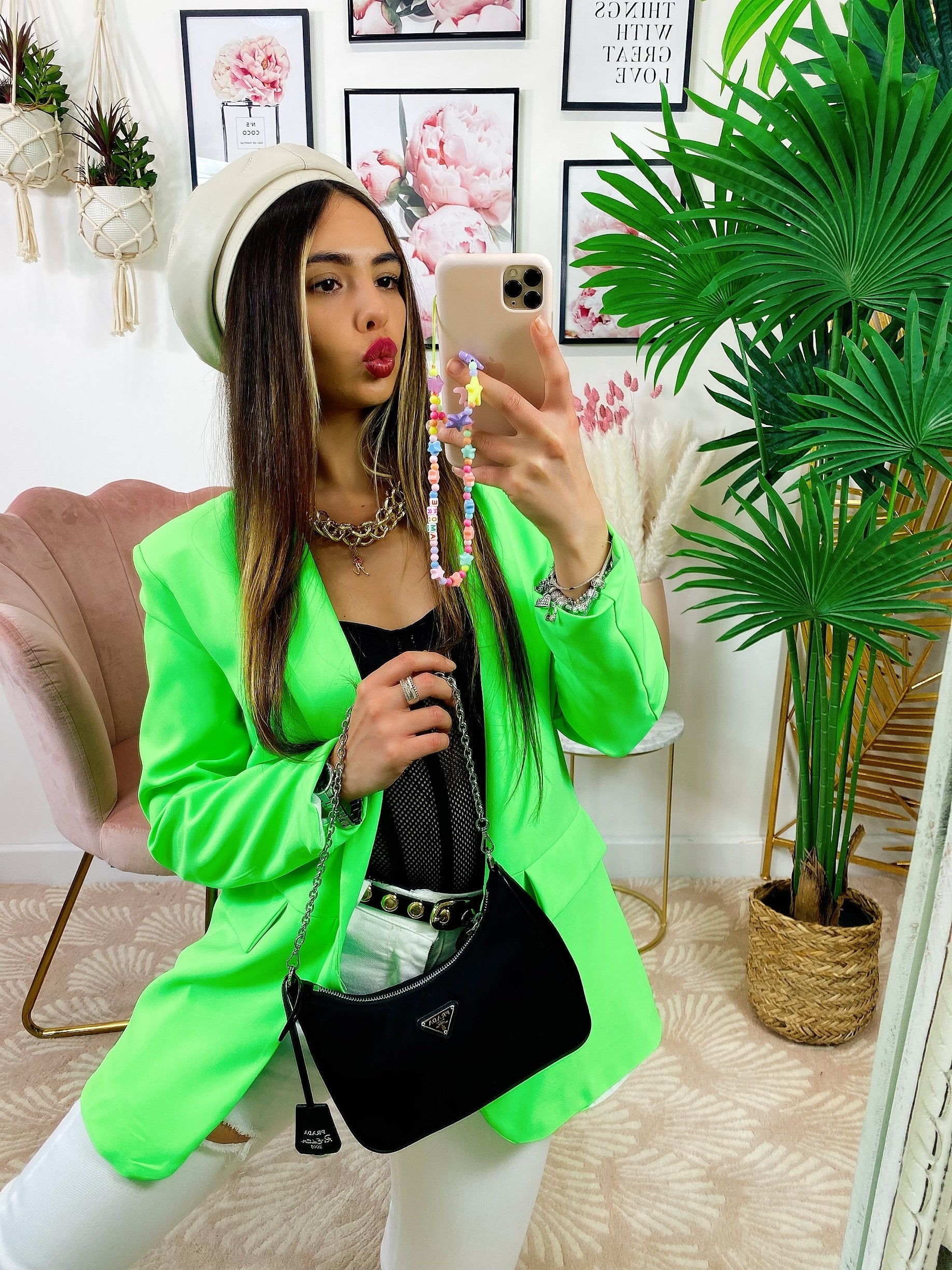 Giacca fluo verde