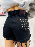 Short Levi’s Vintage con Borchie Nero