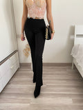 Pantalone a zampa nero