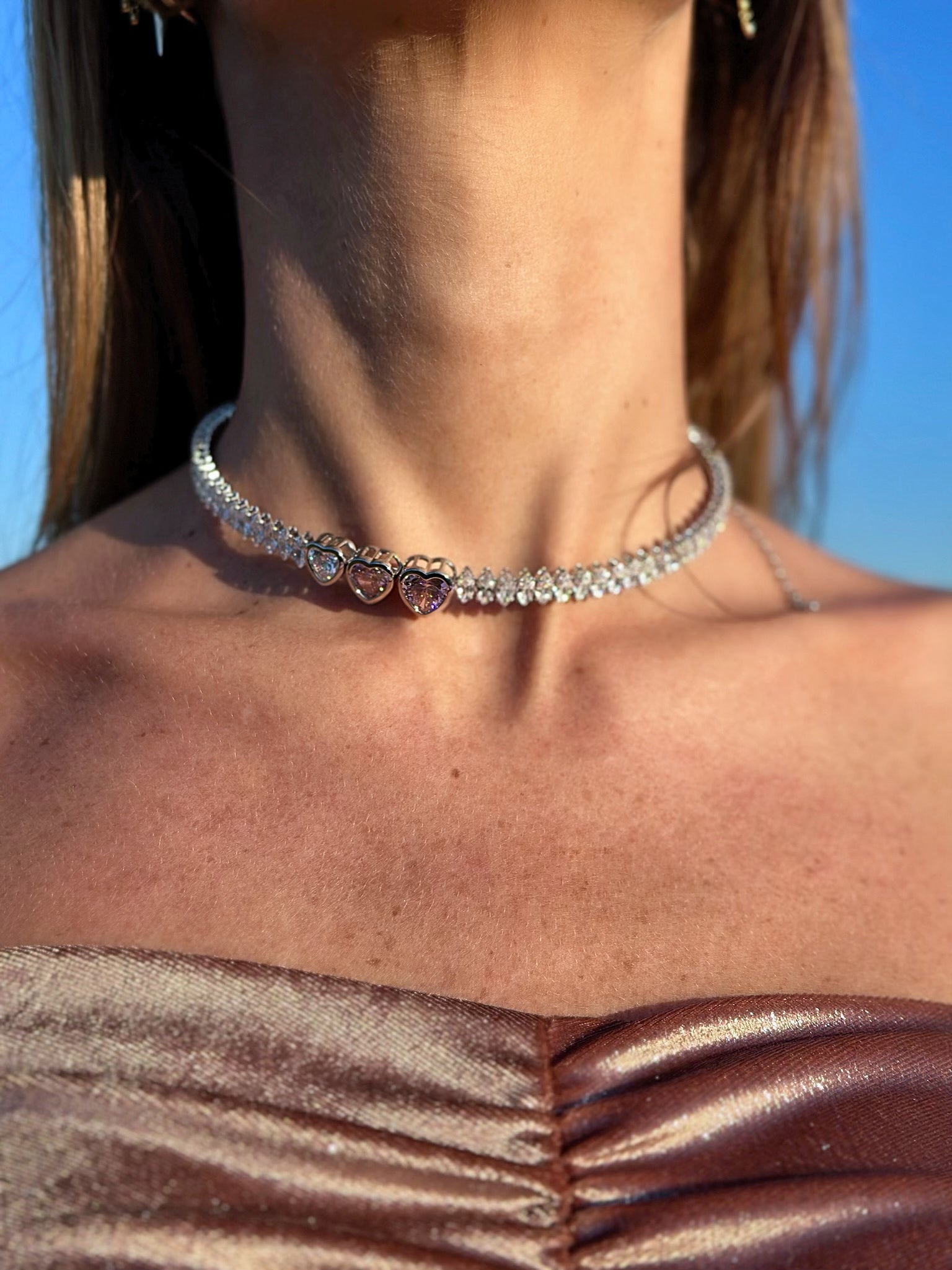 Collana con cuori