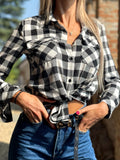 Camicia a quadri Black & White