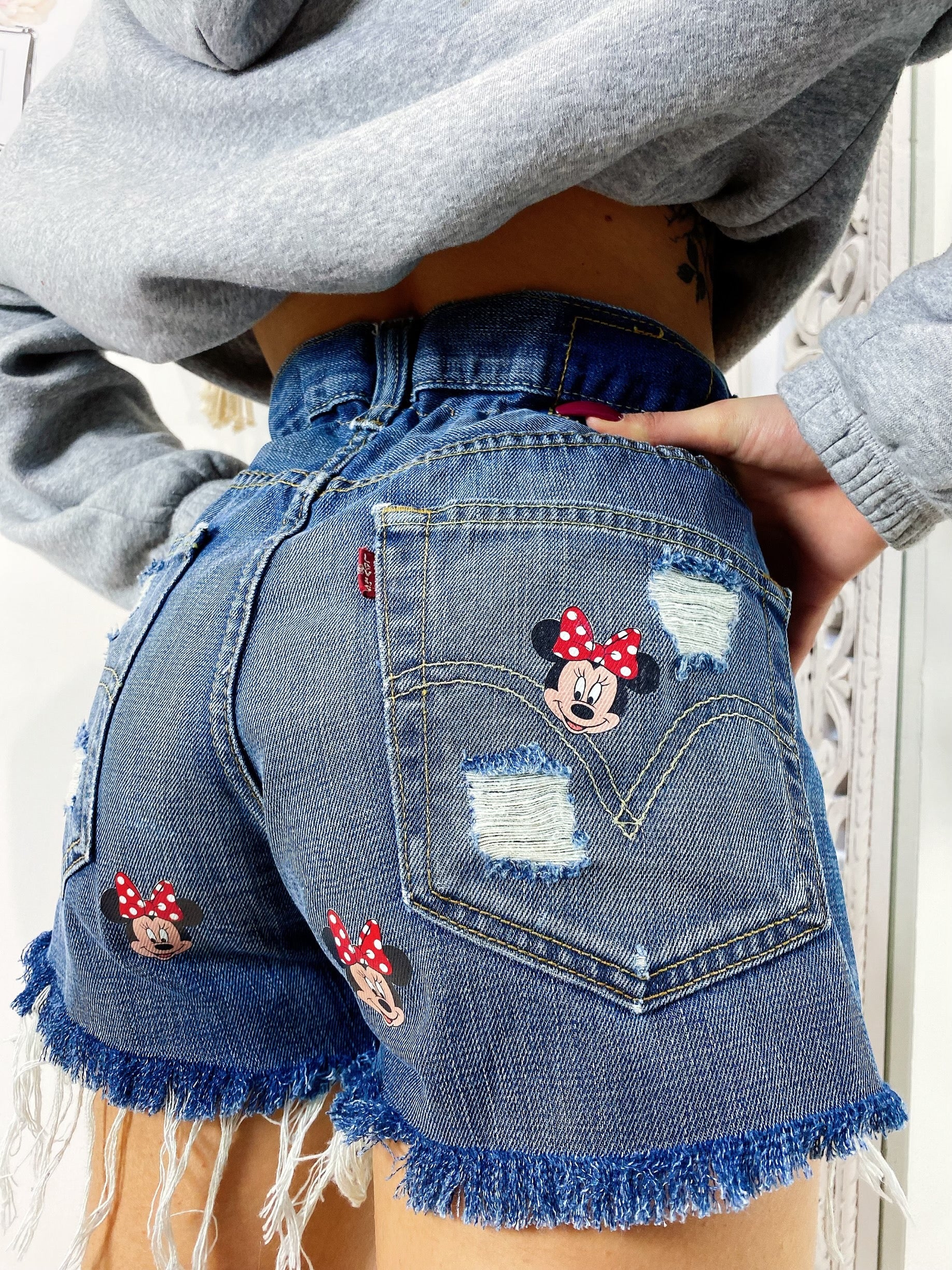 Short Levi’s Vintage bagno scuro con stampe