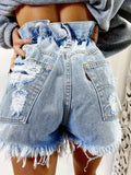 Short Levi’s Vintage bagno chiaro con strappi