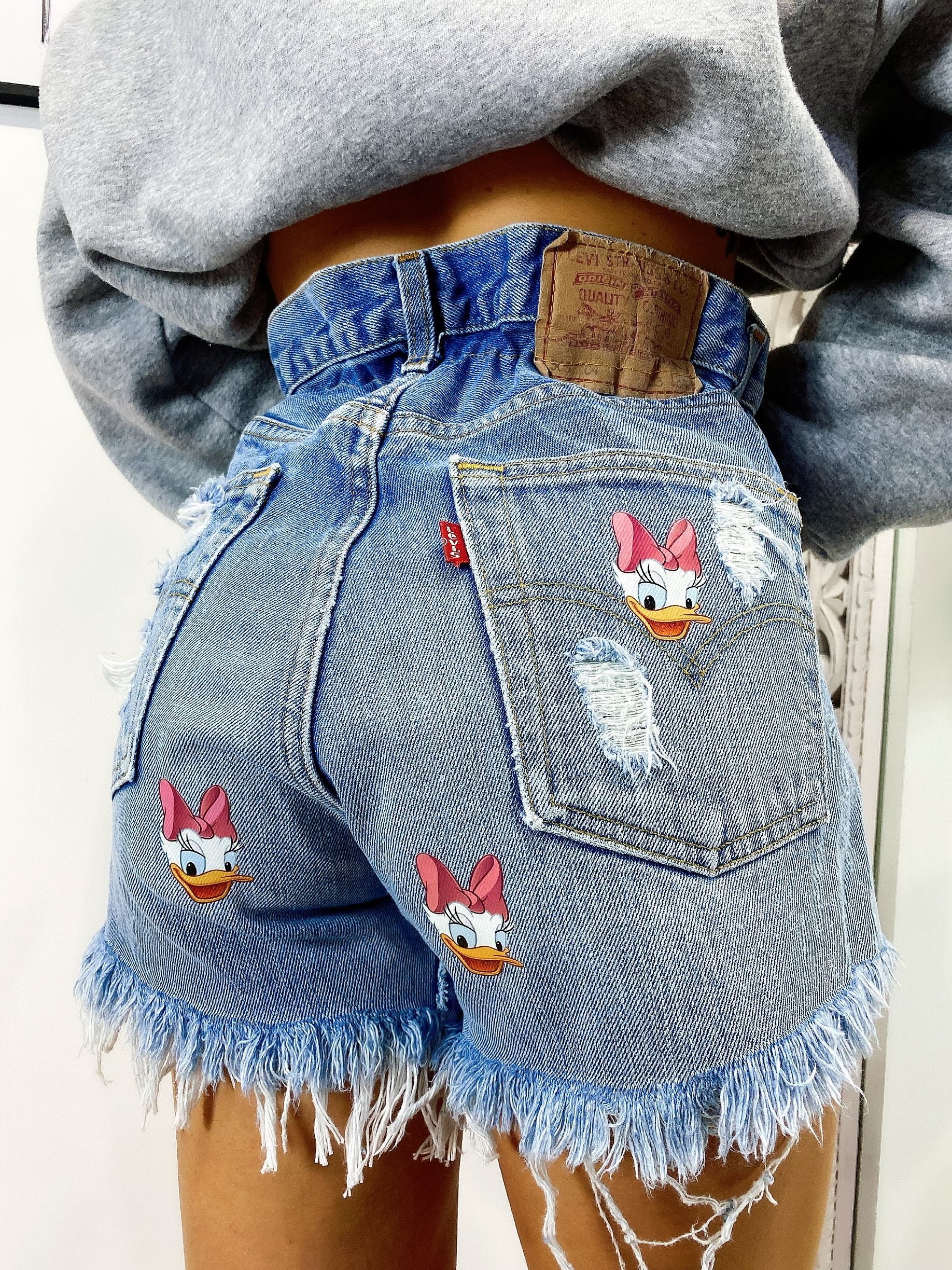 Short Levi’s Vintage con stampa Paperina bagno medio