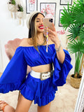 Completo due pezzi Blu