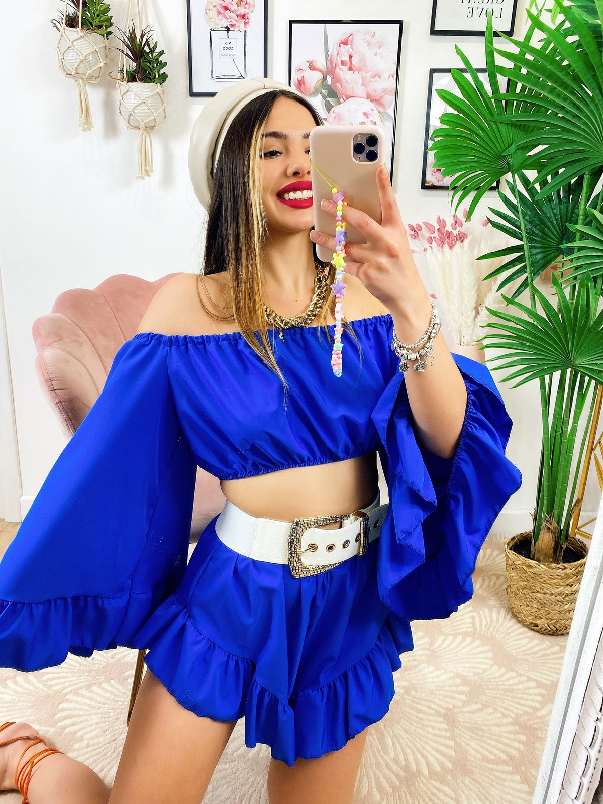 Completo due pezzi Blu