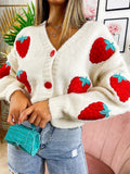 Cardigan con fragole top quality