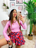 Short con cuori