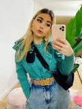 Maglione con V e rouches
