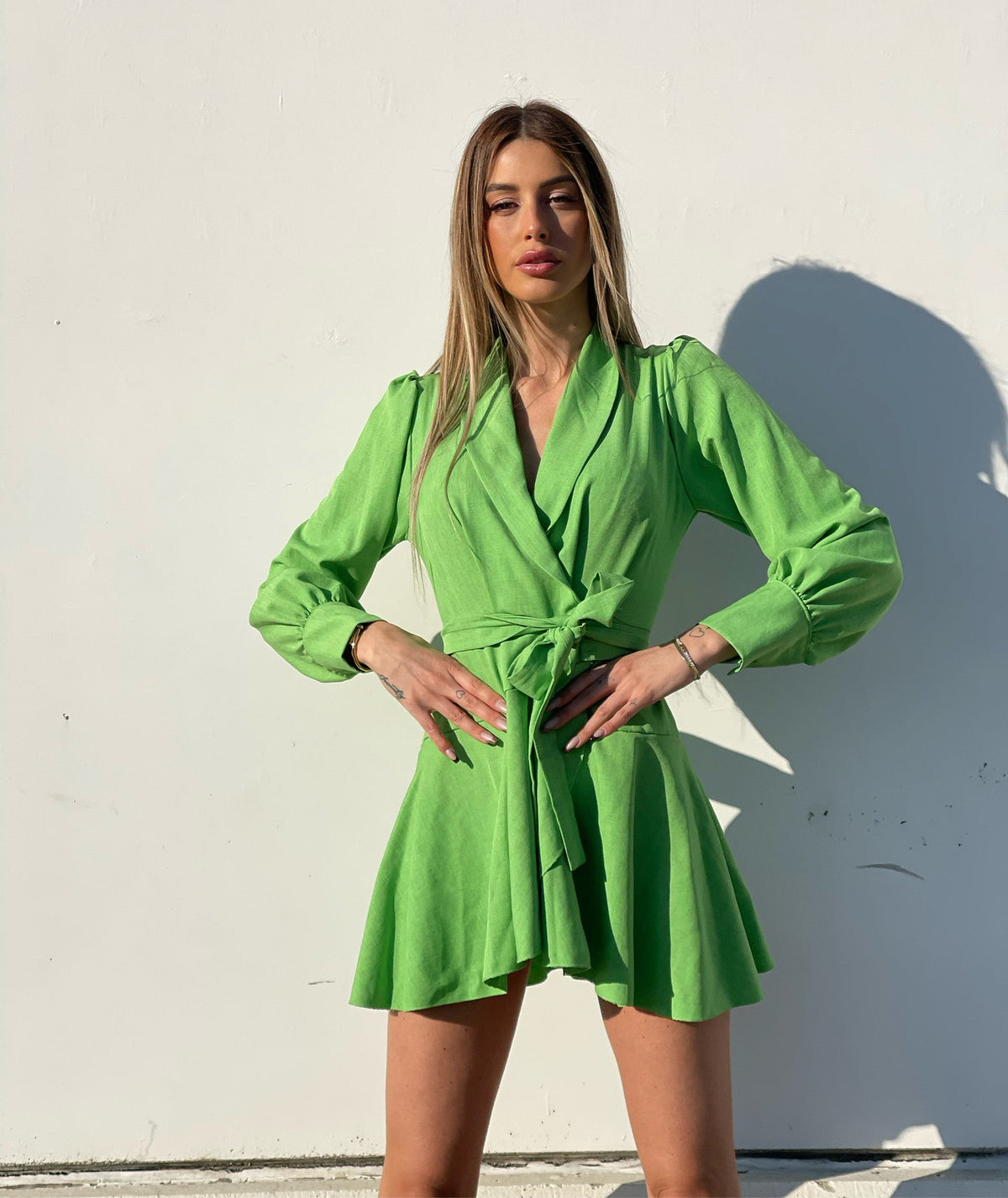 Abito a portafoglio menta