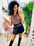 Top a righe Glitter