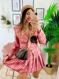 Completo Giacca Corta e Gonna Rosa