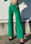 Completo top e pantalone verde
