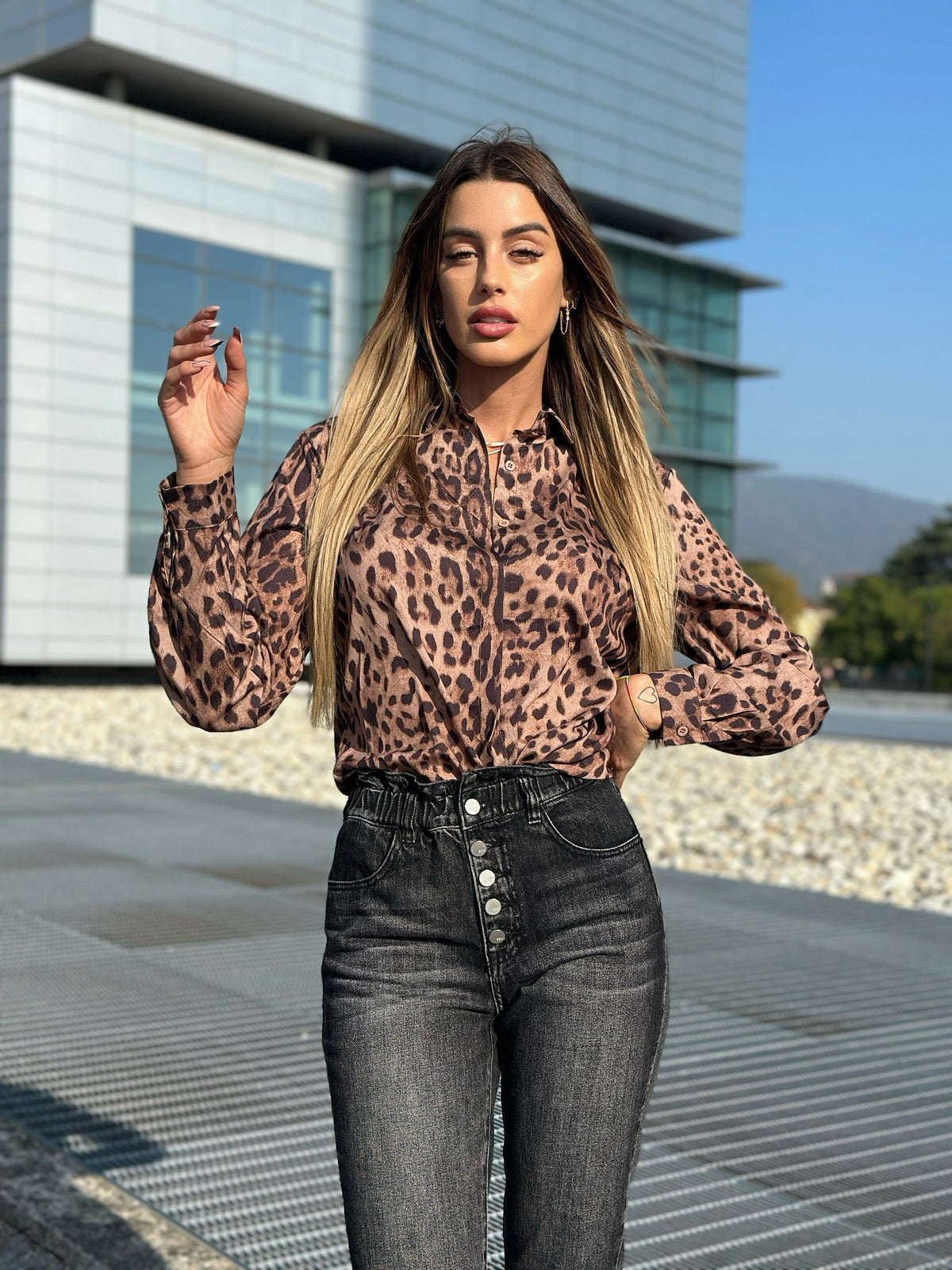 Camicia animalier