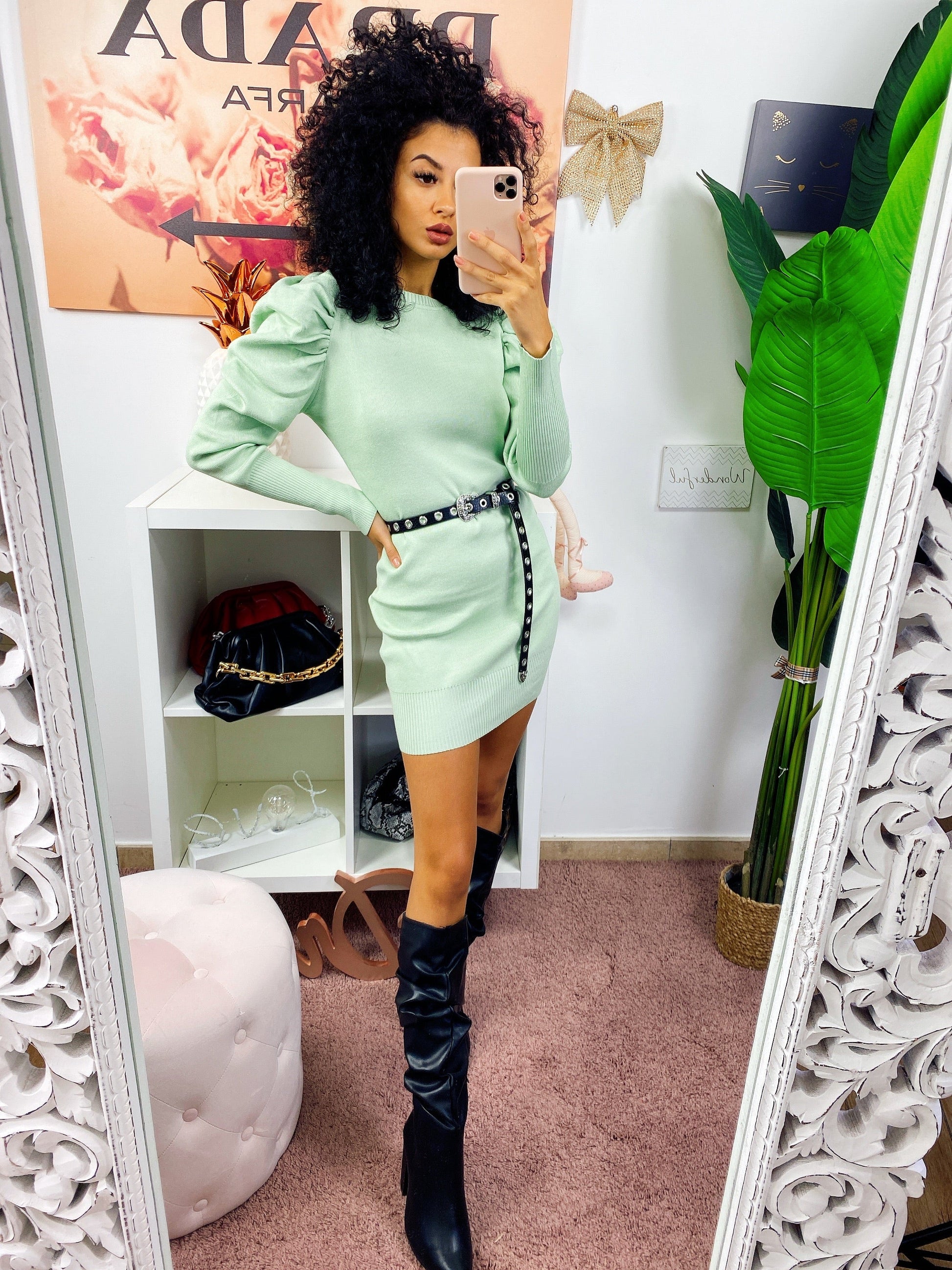 Abito in maglia Menta