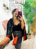 Giacca a quadri Verdone orange