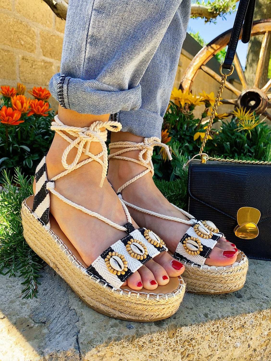 Espadrillas conchiglie