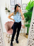 Blusa in jeans leggera