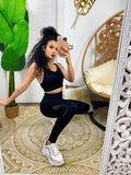 Set tuta sportiva colours nera