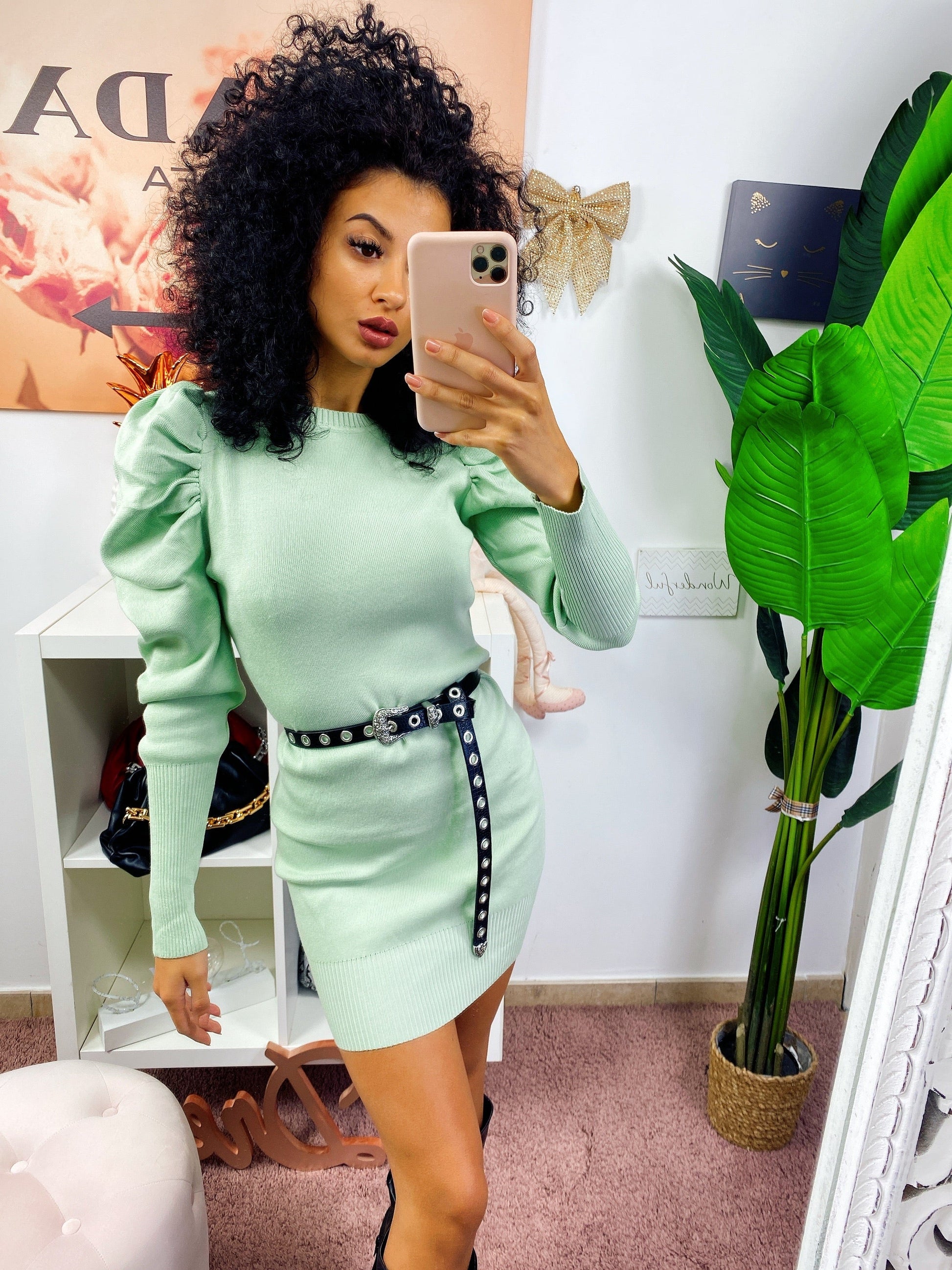 Abito in maglia Menta