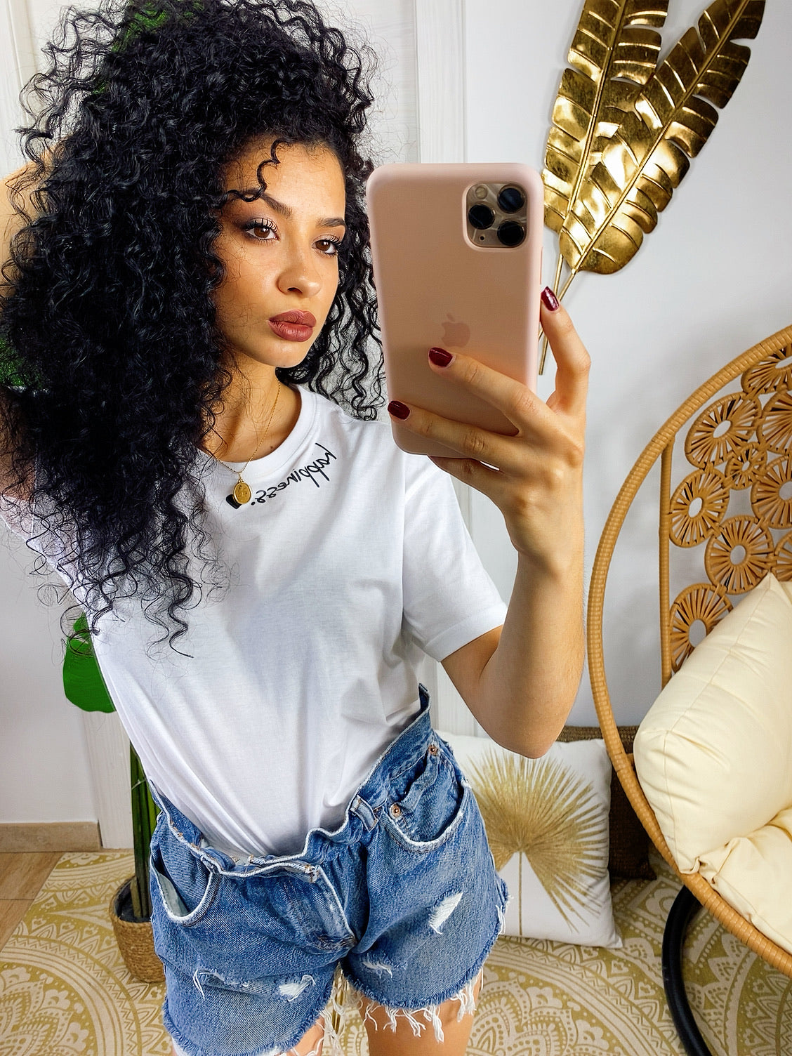 Short Vintage Levi’s bagno medio con borchie