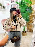 Cardigan a Cuori con bottoni