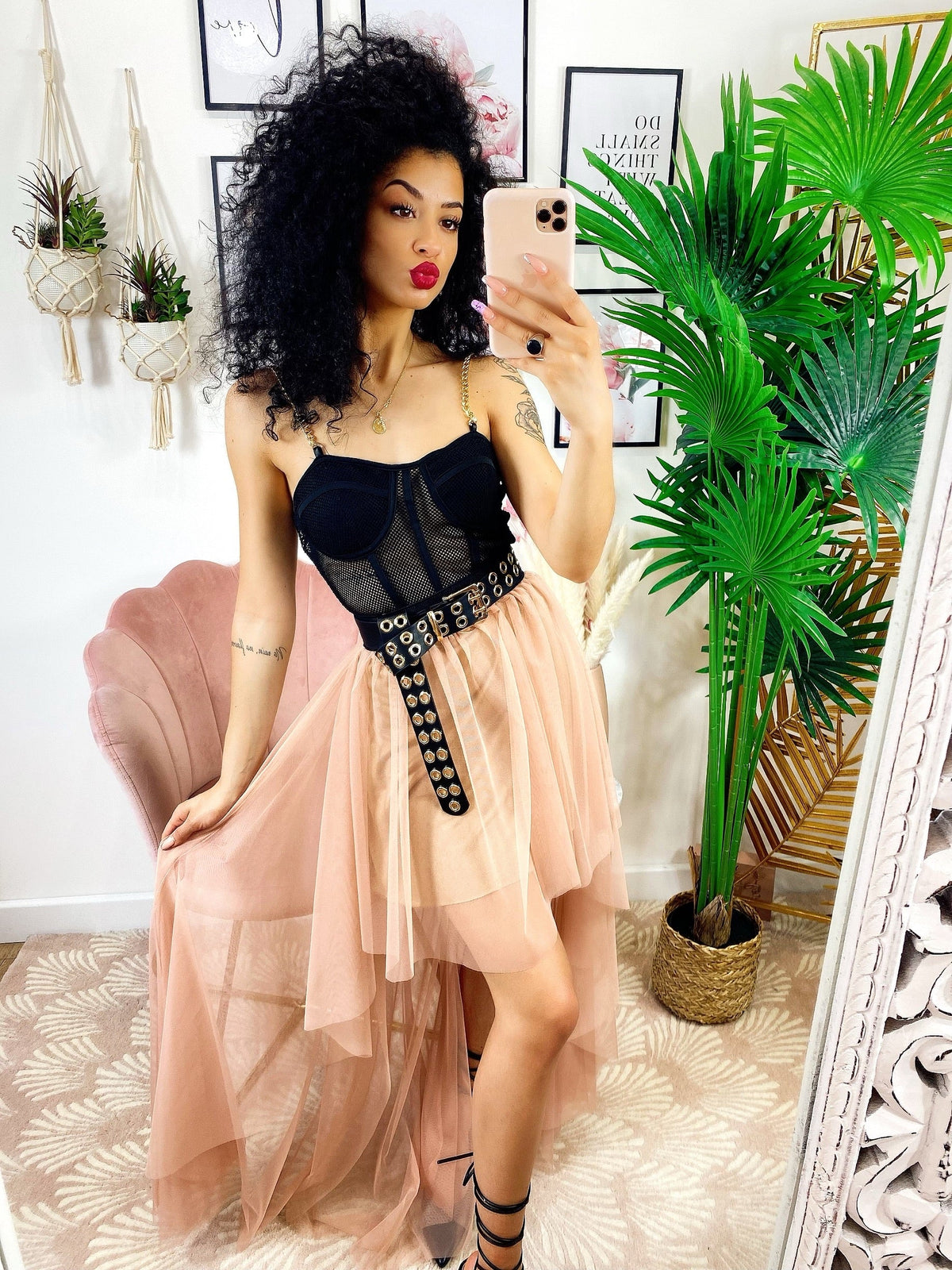Gonna asimmetrica In tulle