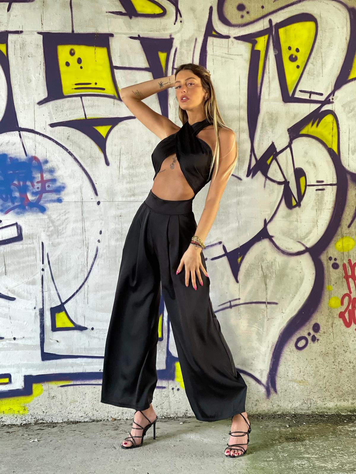 Completo influencer Pantalone e Top