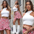 Top in lycra bianco