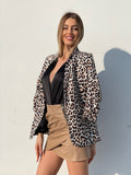 Giacca maculata beige