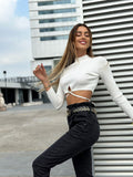 Jeans a caramella nero
