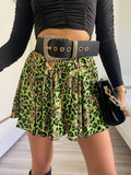 Gonna a ruota animalier lime