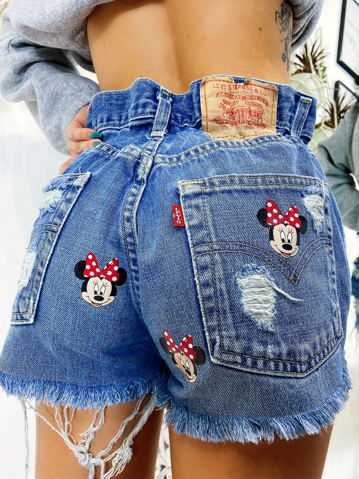 Short Levi’s Vintage con stampa topolina