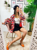 Giacca con Cuori base nera