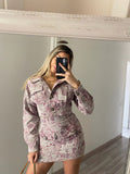 Completo giacca e gonna Fuxia