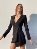 Abito a blazer con bottone