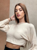 Maglioncino morbido beige