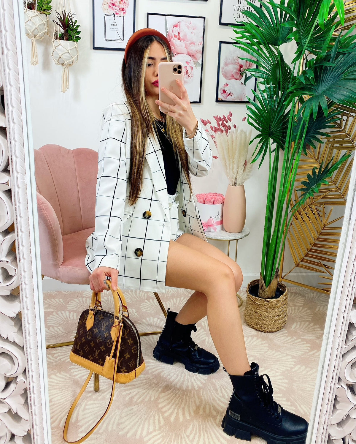 Completo Giacca e Short Bianco