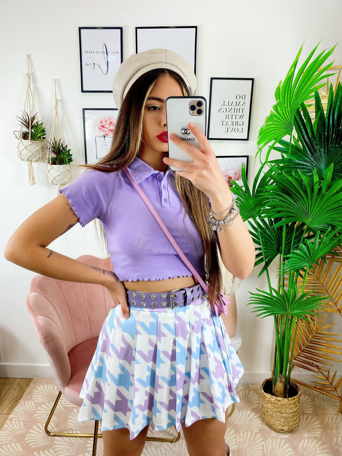 Top crop lilla