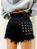 Short Levi’s Vintage con Borchie Nero