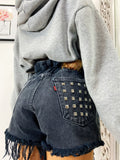 Levi’s Vintage grigio scuro con borchie