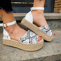 Espadrillas animalier white
