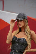 Cappello in jeans