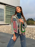 Giaccone di jeans pop