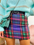 Gonna in tweed viola