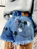 Short Levi’s Vintage con stampa bagno medio