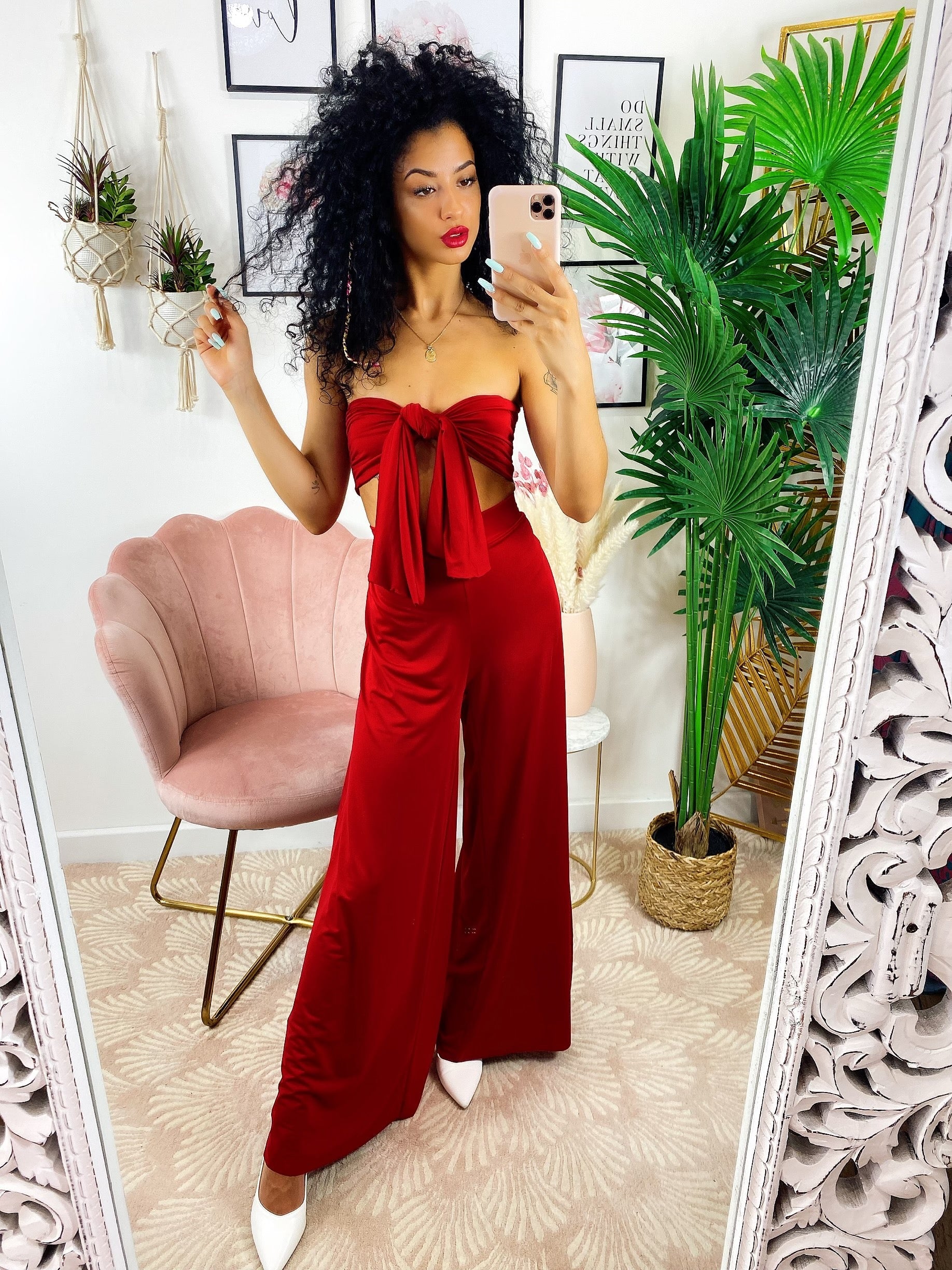 Completo Pantalone e Top con fiocco
