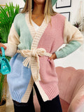 Cardigan Rainbow quality dettaglio celeste
